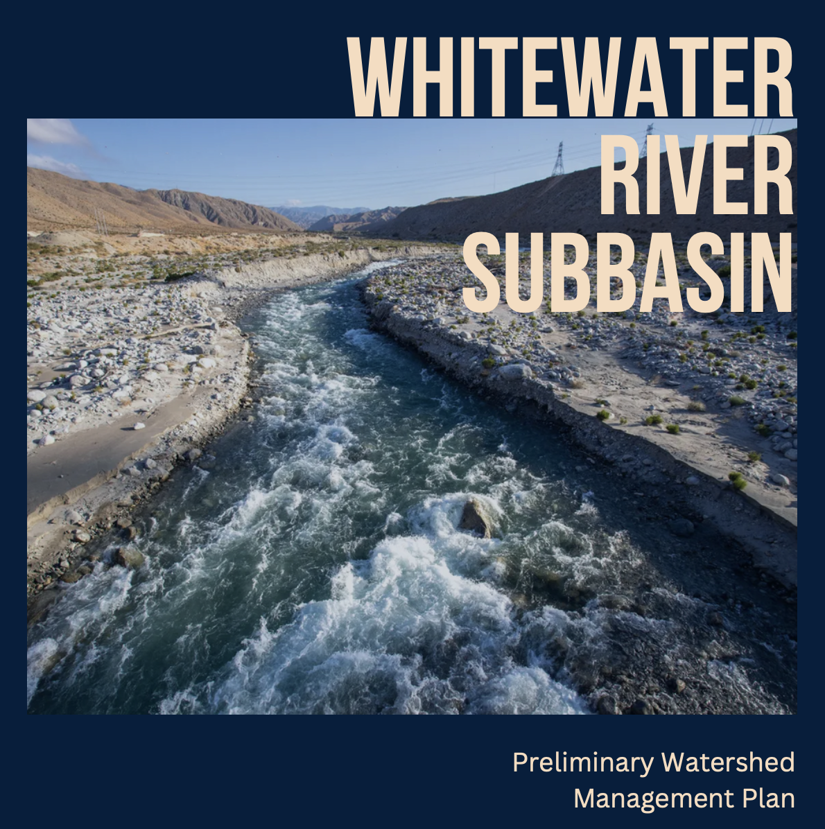 Whitewater River subbasin — desert wash and alluvial fan landscape